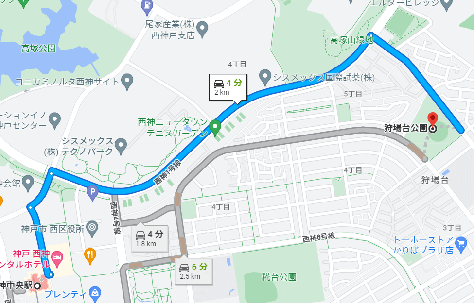 車の地図